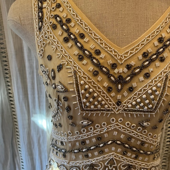 Boston Proper size 6 embellished beaded dress - Picture 2 of 11